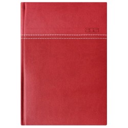 Határidőnapló Twill B/5 heti piros