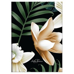 Határidőnapló Softy flowers B/6 heti White Orchid