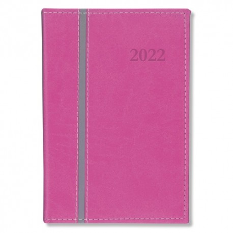 Határidőnapló Period Duo A/5 napi varrott pink 2022