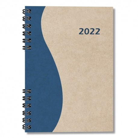 Határidőnapló Period A/5 heti spirálos Kék 2022