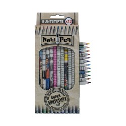 Színes ceruza New Pen 12 db-os klt.