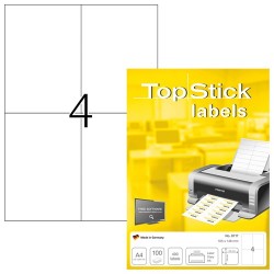 Etikett címke Topstick 105x148 mm szegély nélküli 100 ív 400 db/doboz