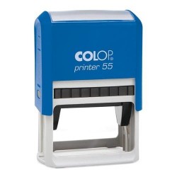 Colop Szövegbélyegző Printer 55 kék ház 40x60 mm