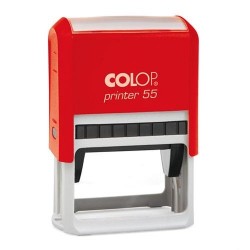 Colop Szövegbélyegző Printer 55 piros ház 40x60 mm
