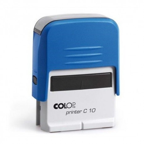 Colop Szövegbélyegző Printer C10 kék ház kék párnával 10x27 mm