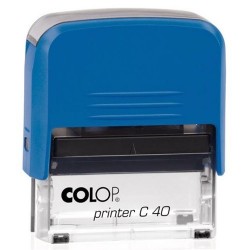 Colop Szövegbélyegző Printer C40 kék ház 23x59 mm