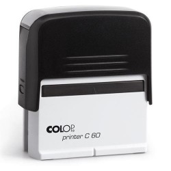 Colop Szövegbélyegző Printer C60 fekete ház 37x76 mm