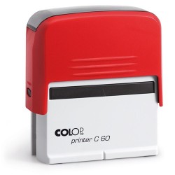 Colop Szövegbélyegző Printer C60 piros ház 37x76 mm