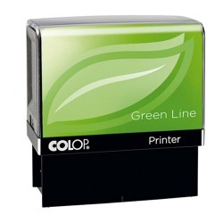 Colop Szövegbélyegző Printer IQ 20 green line kék párnával 14x38 mm