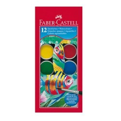 Vízfesték Faber-Castell 30 mm 12 db-os klt.