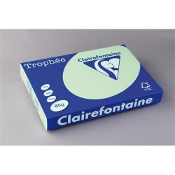 Másolópapír színes Clairefontaine Trophée A/3 80g pasztell mentazöld 500 ív/csomag (1891)