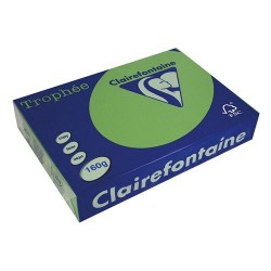 Másolópapír színes Clairefontaine Trophée A/4 160g közép zöld 250 ív/csomag (1007)
