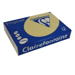 Másolópapír színes Clairefontaine Trophée A/4 160g pasztell karamell 250 ív/csomag (1102)