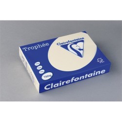 Másolópapír színes Clairefontaine Trophée A/4 160g pasztell krém 250 ív/csomag (1101)