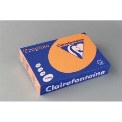 Másolópapír színes Clairefontaine Trophée A/4 160g pasztell narancssárga 250 ív/csomag (1042)