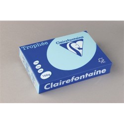 Másolópapír színes Clairefontaine Trophée A/4 160g pasztell sötétkék 250 ív/csomag (1105)