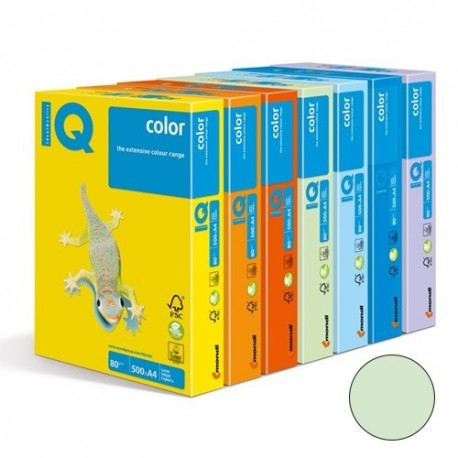 Másolópapír színes IQ Color A/4 80g pasztell világoszöld 500 ív/csomag
