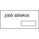 Boríték LA/4 öntapadós 35x90 mm jobb ablakos, jobbról 28 mm, alulról 20 mm bélésnyomott