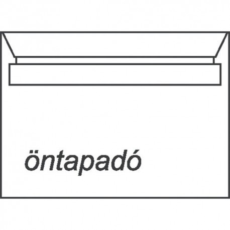 Boríték LC/5 öntapadós bélésnyomatlan