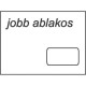 Boríték LC/6 öntapadós 35x90 mm jobb ablakos