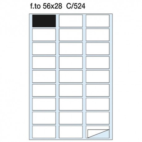 Etikett címke Pátria 56x28 mm szegéllyel