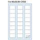 Etikett címke Pátria 66x33.86 mm szegéllyel