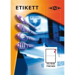 Etikett címke pd 210x148 mm szegély nélküli 100 ív 200 db/doboz