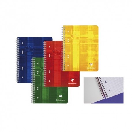 Spirálfüzet Clairefontaine Studium A/5+ 80 lapos vonalas
