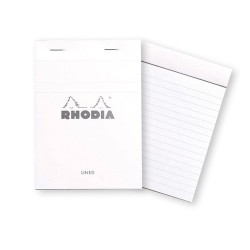 Jegyzettömb Clairefontaine Rhodia Ice A/6 80 lapos vonalas