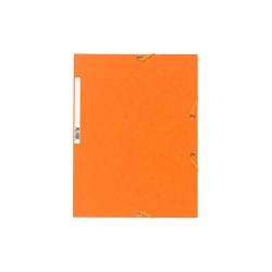 Gumis mappa karton Exacompta prespán A/4 narancssárga