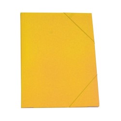 Gumis mappa karton A/4 sárga