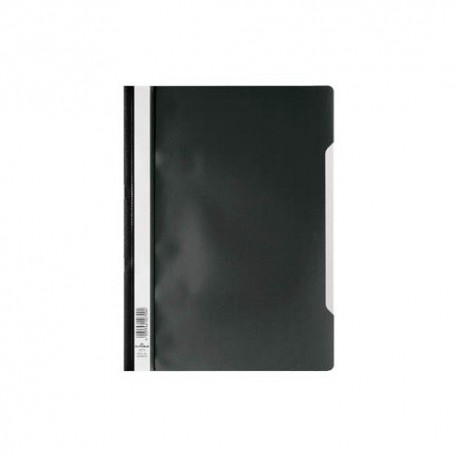 Gyorsfűző PVC Durable A/4 áttetsző előlap fekete