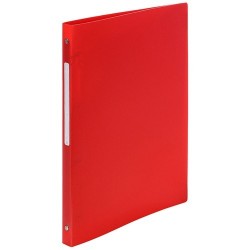 Gyűrűs könyv Exacompta Opaque A/4 2 gyűrűs 20 mm gerinccel PP piros