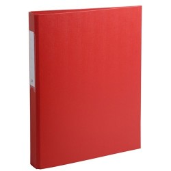 Gyűrűs könyv Exacompta A/4 2 gyűrűs 40 mm gerinccel PP piros