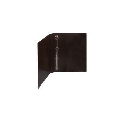 Gyűrűs könyv Exacompta A/4 4 gyűrűs 40 mm gerinccel PP fekete