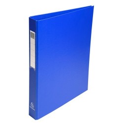 Gyűrűs könyv Exacompta A/4 4 gyűrűs 40 mm gerinccel PP kék