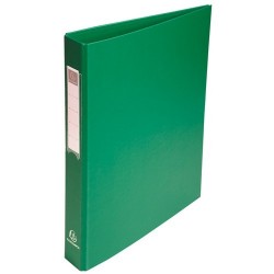 Gyűrűs könyv Exacompta A/4 4 gyűrűs 40 mm gerinccel PP zöld