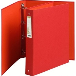 Gyűrűs könyv Exacompta Forever A/4 4 gyűrűs 40 mm gerinccel piros