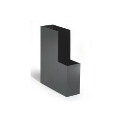 Iratpapucs műanyag Durable Cubo 32x25.5 cm 8.5 cm gerinccel fekete