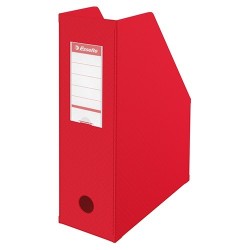 Iratpapucs karton összehajtható Esselte A/4 10 cm gerinccel piros 56073