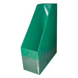 Iratpapucs PVC A/4 10 cm gerinccel zöld