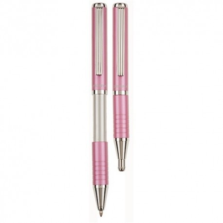 Golyóstoll Zebra SL-F1 0.7 mm díszdobozban Metál rózsaszín
