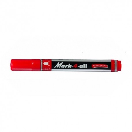 Marker Stabilo Mark-4-all 1.5-2.5 mm permanent kerek piros