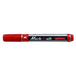 Marker Stabilo Mark-4-all 1-4 mm permanent vágott piros