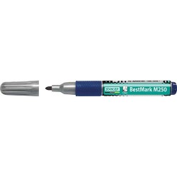 Marker Stanger M250 permanent kerek Softgrip 1-3 mm kék