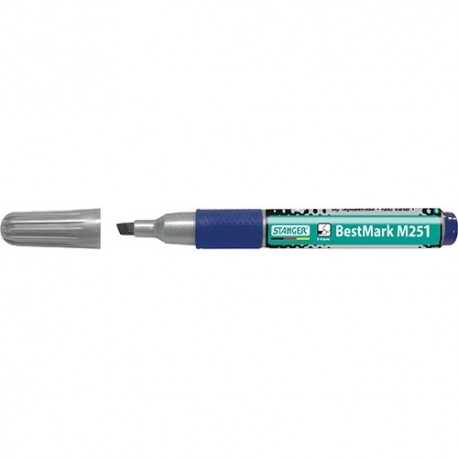 Marker Stanger M251 Soft Grip permanent vágott 1-4 mm kék