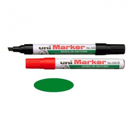 Marker Uni 580B permanent vágott zöld