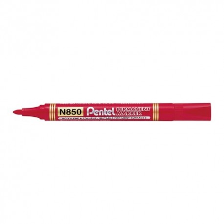Marker Pentel N850-B permanent kerek 4.2 mm piros