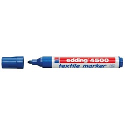 Textilmarker Edding 4500 kerek kék