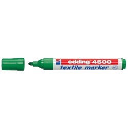 Textilmarker Edding 4500 kerek zöld